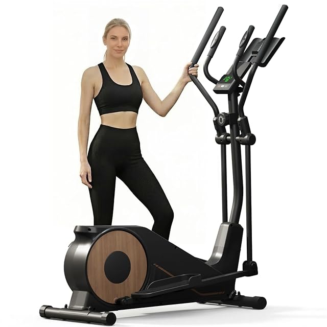 Crosstrainer Aeriflo M100 con bastidor de acero reforzado y base de apoyo ancha
