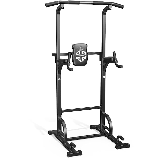 Estación de fondos Power Tower Sportsroyals con base alargada de 100 cm