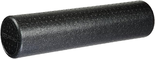 Rodillo de espuma de alta densidad Amazon Basics negro de 60 cm