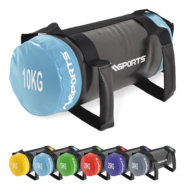 MSPORTS Power Bag Premium en piel sintética, 10 kg