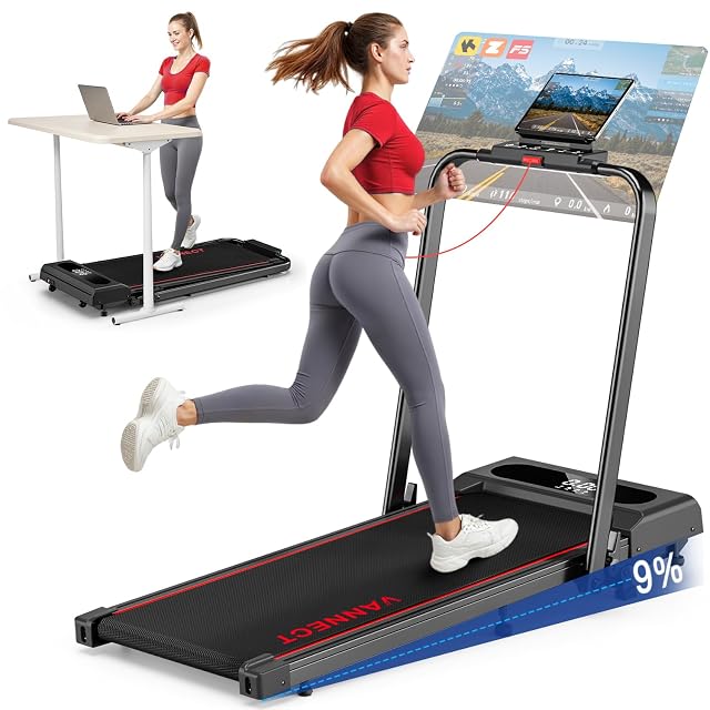 Cinta de correr plegable vannect X390 con pantalla LED y mando a distancia magnético